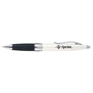 Silver Ballpoint Pen w/Black Grip