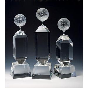 Small Crystal Golf Tower Award (11