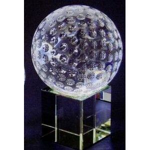 Optic Crystal Golf Ball Award