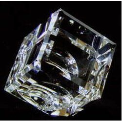 Optic Crystal Dome Cube Paperweight (2 3/8"x2 3/8"x2 3/8")