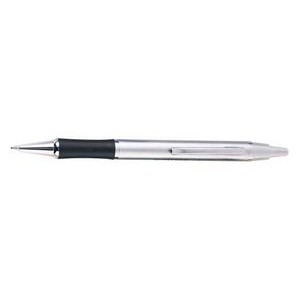 Silver Click Pen w/Black Grip