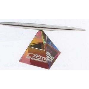 Rainbow Optical Crystal Pyramid Spinning Pen Set
