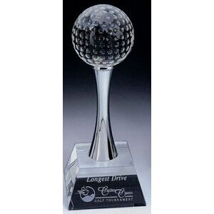 Medium Crystal Golf Award (4