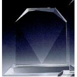 Optic Crystal Faceted Diamond Award (7