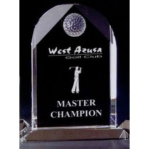 Large Crystal Golf Award (10