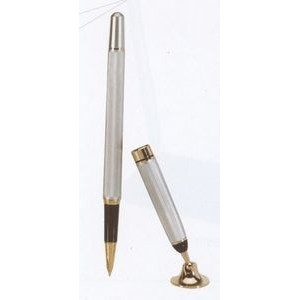 Silver Pen & Funnel