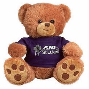 Brown Parker Bear Stuffed Animal w/Shirt (10