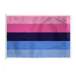10 ' x 15 ' 1ply Nylon Omnisexual Pride Deluxe Flag