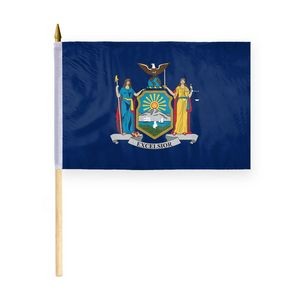 New York Stick Flags 12x18 inch