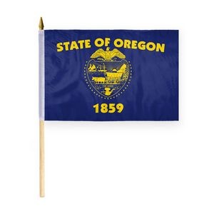 Oregon Stick Flags 12x18 inch