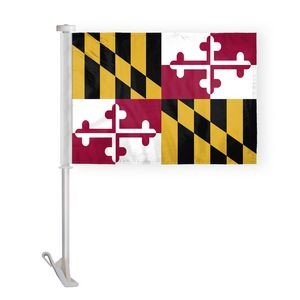 Maryland Car Flags 10.5x15 inch