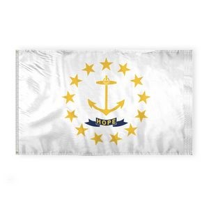 Rhode Island Flags 6x10 foot