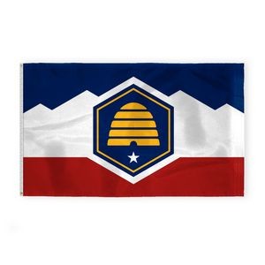 6'X10' 200D Nylon 1ply Utah(Design 2023) Flag