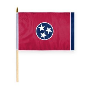 Tennessee Stick Flags 12x18 inch