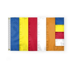 Buddhist Deluxe Flags 3x5 foot