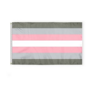 3 ' x 5 ' 1ply Polyester Demi girl Pride Flag