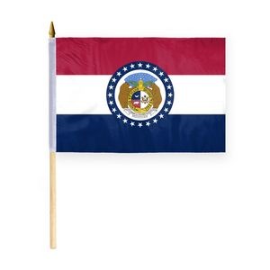Missouri Stick Flags 12x18 inch