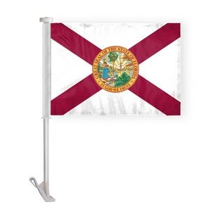 Florida Car Flags 10.5x15 inch