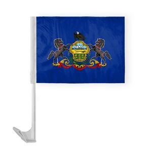 Pennsylvania Car Flags 12x16 inch
