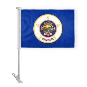 Minnesota Car Flags 10.5x15 inch
