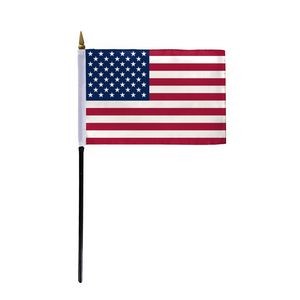 USA Stick Flags 4x6 inch