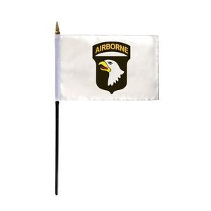 101st Airborne Stick Flags 4x6 inch