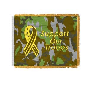 Support Our Troops Antenna Flags 4x6 inch (camouflage)