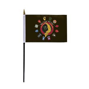 Vietnam Insignia Stick Flags 4x6 inch