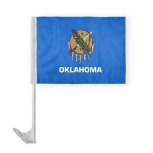 Oklahoma Car Flags 12x16 inch
