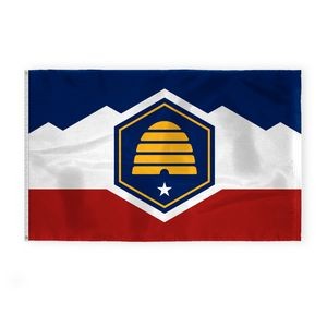 5'X8' 200D Nylon 1ply Utah(Design 2023) Flag