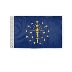 Indiana Flags 12x18 inch