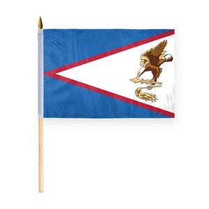 American Samoa Stick Flags 12x18 inch
