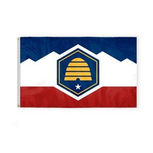 3'X5' ePoly 1ply Utah(Design 2023) Flag