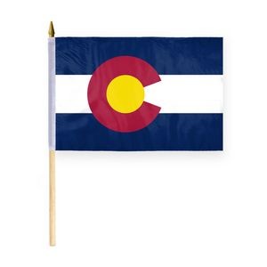 Colorado Stick Flags 12x18 inch