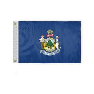 Maine Flags 12x18 inch