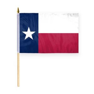 Texas Stick Flags 12x18 inch