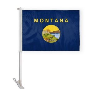Montana Car Flags 10.5x15 inch