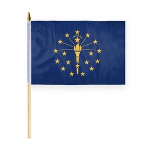 Indiana Stick Flags 12x18 inch