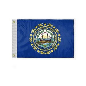 New Hampshire Flags 12x18 inch