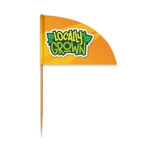 1" x 1.5" Custom Paper Toothpick Flags - Style G