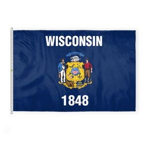 Wisconsin Flags 8x12 foot