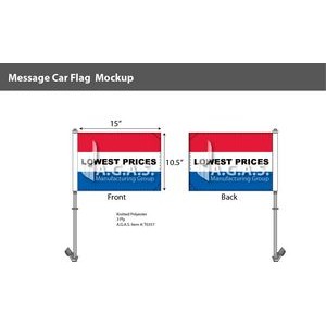 Lowest Prices Antenna Flags 12x18 inch (Red, White & Blue)