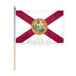 Florida Stick Flags 12x18 inch