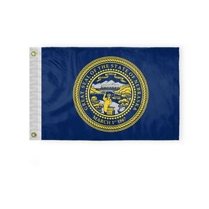 Nebraska Flags 12x18 inch