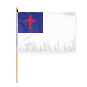 Christian Stick Flags 24x36 inch
