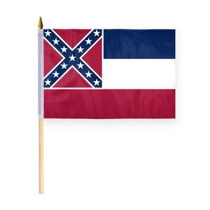 Mississippi Stick Flags 12x18 inch