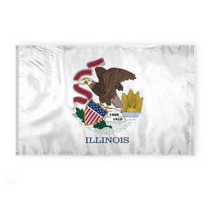 Illinois Flags 5x8 foot