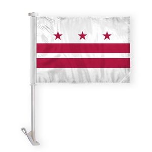 District of Columbia Car Flags 10.5x15 inch