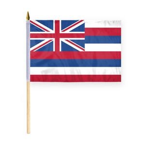 Hawaii Stick Flags 12x18 inch