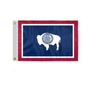 Wyoming Flags 12x18 inch